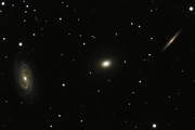 NGC5985, NGC5982 and NGC5981 in Draco